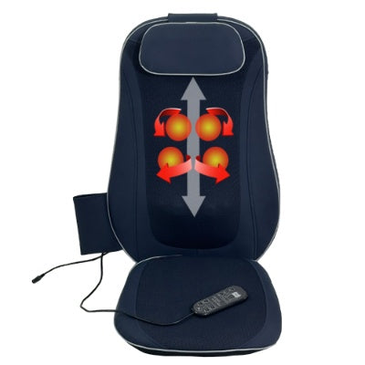 Back Massager With Kneading And Heating-Dark Blue relaxer