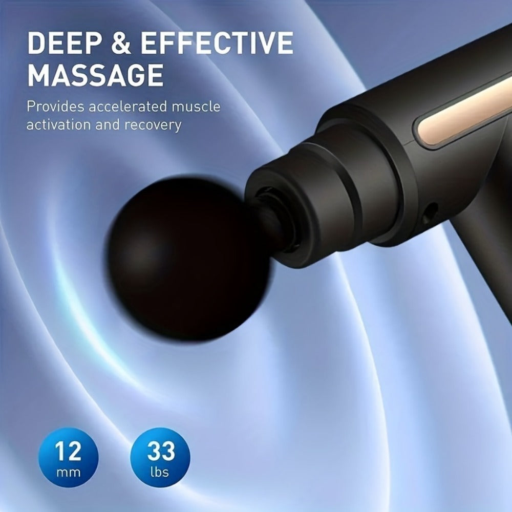 Portable Muscle Relaxer USB Rechargeable Small Massager Mini Gun