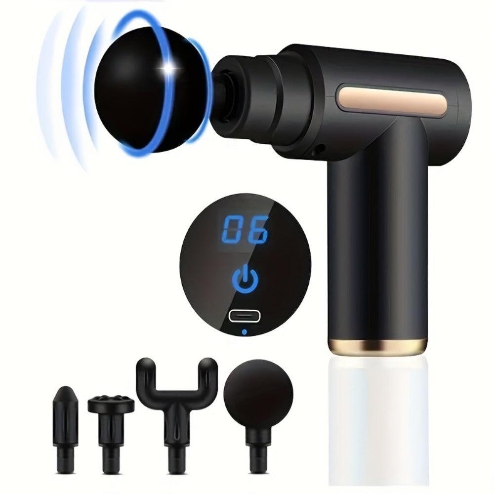 Portable Muscle Relaxer USB Rechargeable Small Massager Mini Gun