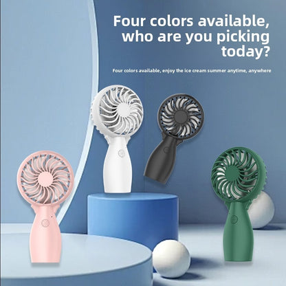 Handheld Fan For Dorm Study, Participation In Exhibitions, Gardening Work, And Pet Care.
