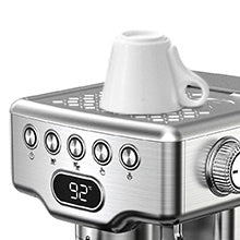 Espresso Machine, 20 Bar Espresso Machine With Milk Frother For Latte, Cappuccino, Macchiato, For Home Espresso Maker, 1.8L Water Tank, Stainless Steel