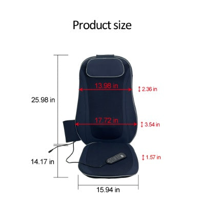 Back Massager With Kneading And Heating-Dark Blue relaxer