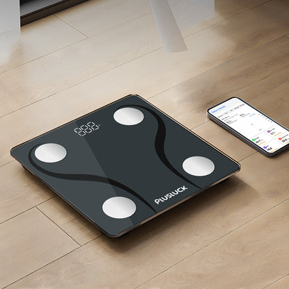 Digital Smart Scale, BMI Weighing Body Fat Scale, Body Composition Monitor Health Analyzer -with Smartphone App