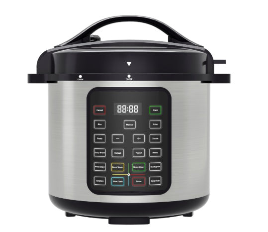9 In 1 Electric Pressure Cooker, Warmer & Sterilizer, Safe Canner Saute, Slow Cooker, Rice Cooker, Rice Steamer Multi-Functional Smart Pot