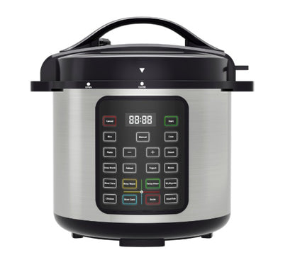 9 In 1 Electric Pressure Cooker, Warmer & Sterilizer, Safe Canner Saute, Slow Cooker, Rice Cooker, Rice Steamer Multi-Functional Smart Pot